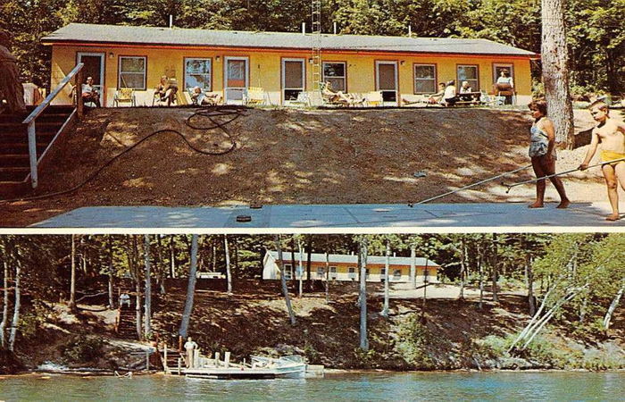 Dixon Lake Resort - Vintage Postcard